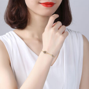 Sterling Silver Demon Eye Bracelet Sterling Silver Demon Eye Bracelet